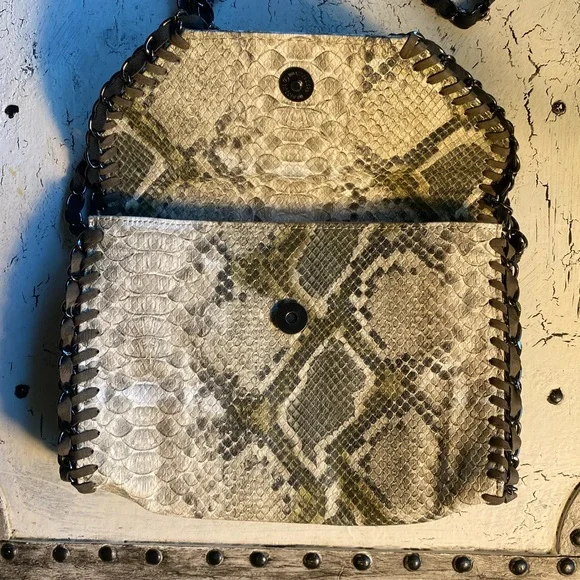 Sondra Robert’s Snake Skin Crossbody 23” - Picture 4 of 8